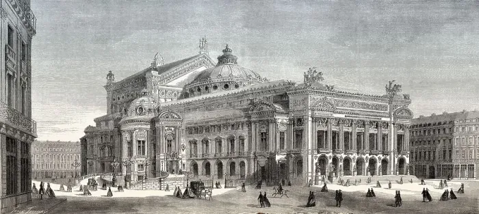 Framed Print : Palais Garnier, Place de l'Opera Framed Print : Palais Garnier, Place de l'Opera