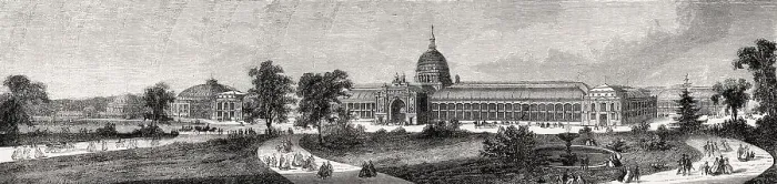 Framed Print : The Palais de l'Industrie, an exhibition hall Framed Print : The Palais de l'Industrie, an exhibition hall