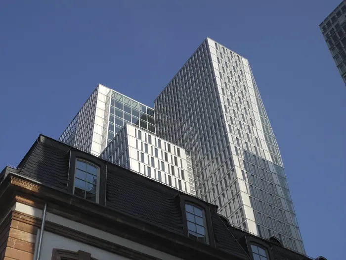 Framed Print : Palais Quartier, Frankfurt, high-rise building