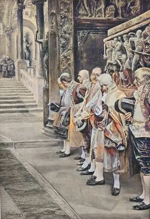 Framed Print : In the palazzo barberini in Florence