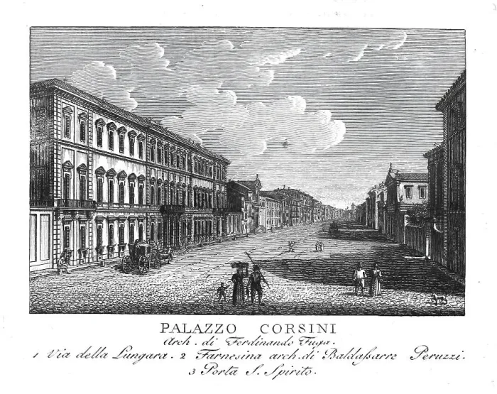 Framed Print : Palazzo Corsini, a baroque palace in Rome Framed Print : Palazzo Corsini, a baroque palace in Rome
