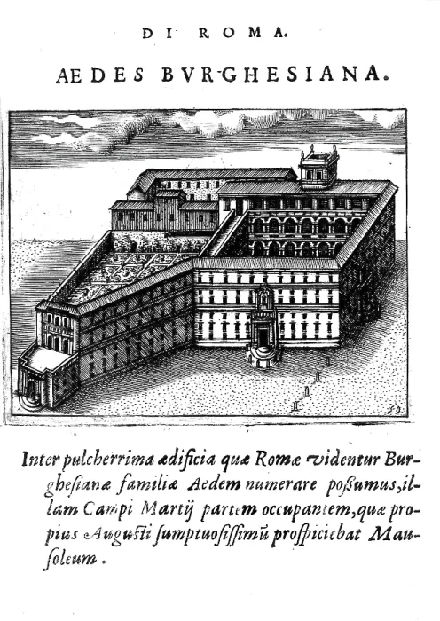 Framed Print : Palazzo di Borghese, the urban dwelling of the Roman princely house of Borghese