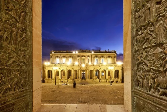 Framed Print : Palazzo Ducezio Noto Sicily Italy Framed Print : Palazzo Ducezio Noto Sicily Italy