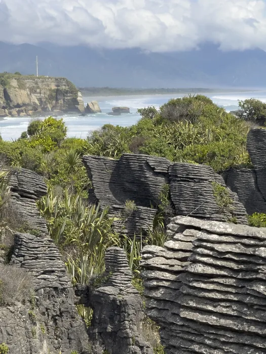 Framed Print : Pancake Rocks in Paparoa National Park