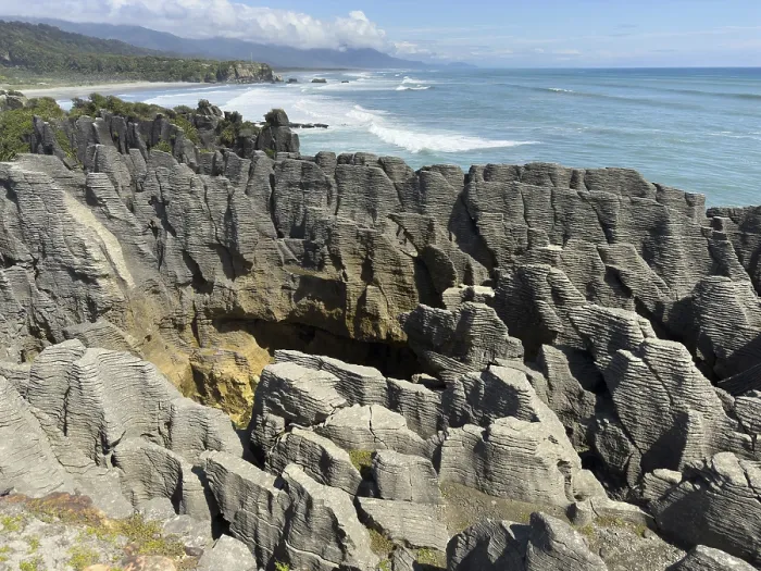 Framed Print : Pancake Rocks in Paparoa National Park