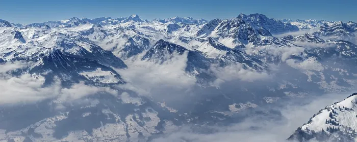 Framed Print : Pano shot from the summit of Brisi looking SW