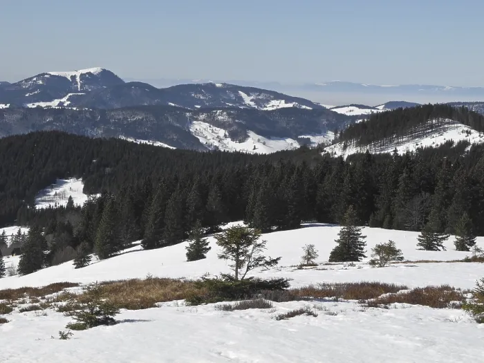 Framed Print : Panorama of Belchen and Vosges