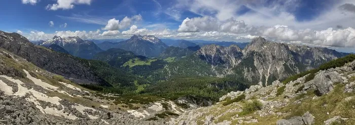 Framed Print : Panorama in Berchtesgaden National Park