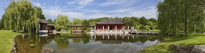 Framed Print : Panorama Chinese Garden Gardens of the World Marzahn Berlin Germany Framed Print : Panorama Chinese Garden Gardens of the World Marzahn Berlin Germany