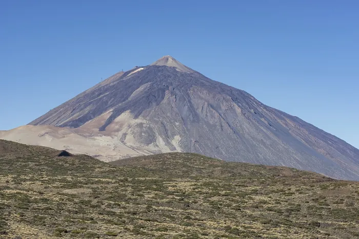 Framed Print : Panorama from the east over the Teide National Park
