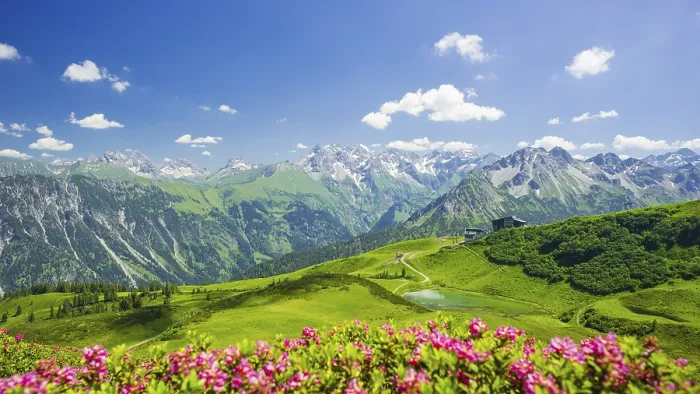 Framed Print : Panorama of the Fellhorn, central main ridge of the Allgaeu Alps