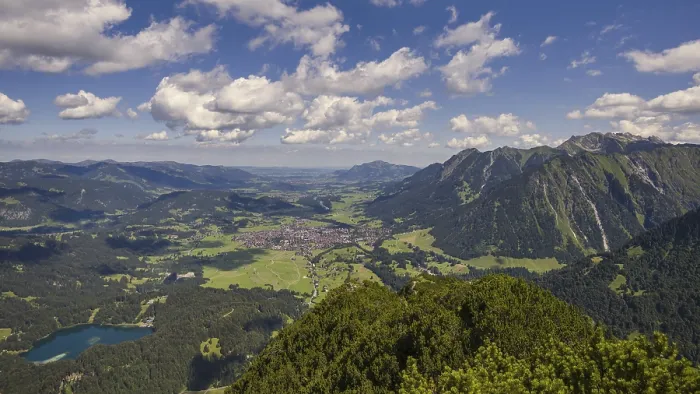 Framed Print : Panorama from Himmelschrofen, 1790m Framed Print : Panorama from Himmelschrofen, 1790m
