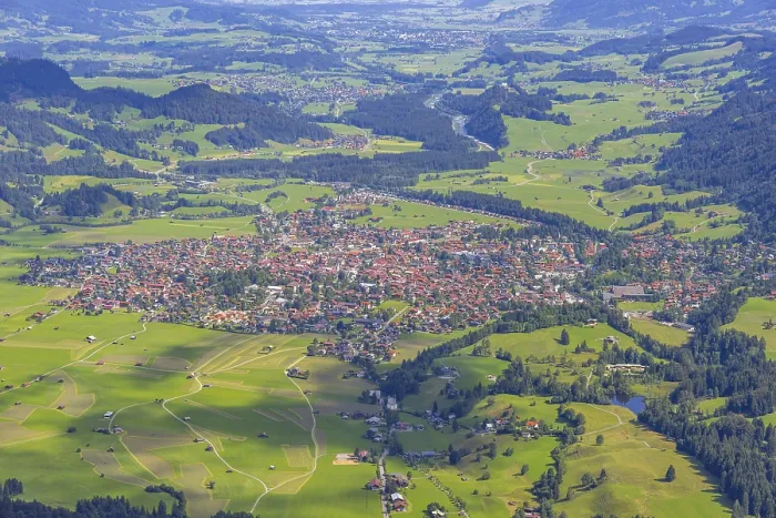 Framed Print : Panorama from Himmelschrofen, 1790m Framed Print : Panorama from Himmelschrofen, 1790m