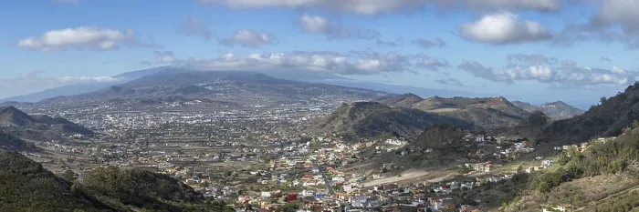 Framed Print : Panorama from Mirador de Jardina to San Cristobal de La Laguna Framed Print : Panorama from Mirador de Jardina to San Cristobal de La Laguna