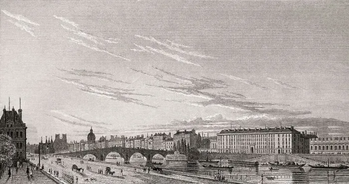 Framed Print : Panorama of Paris with Notre-Dame de Paris