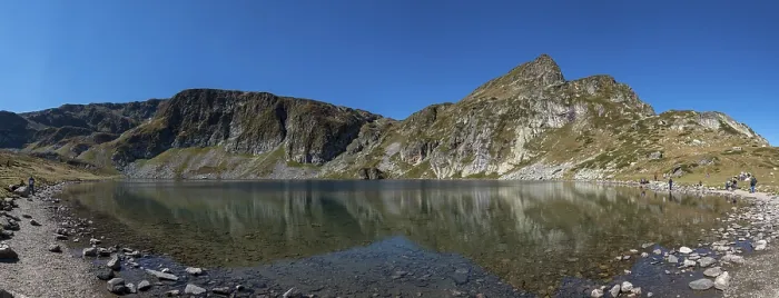 Framed Print : A panorama picture of the Kidney Lake