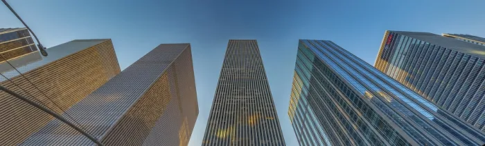 Framed Print : A panorama picture of some Rockefeller Center buildings