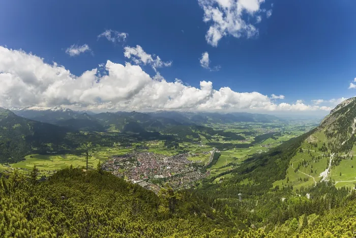 Framed Print : Panorama from Schattenberg, 1692m