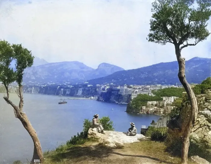 Framed Print : Panorama of Sorrento, Sorrento Framed Print : Panorama of Sorrento, Sorrento