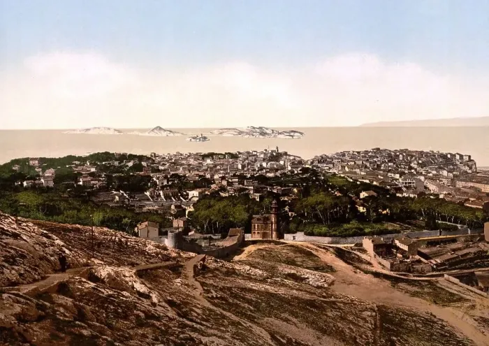 Framed Print : Panorama, View from Notre Dame de la Garde