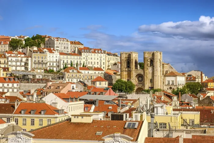 Framed Print : Panoramic view of Lisbon, Portugal
