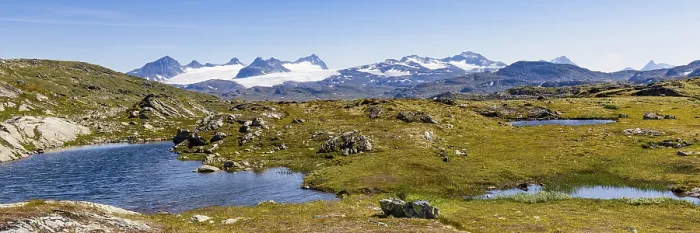 Framed Print : Panoramic view along National scenic route Sognefjellet between Skjolden and Lorn in Sogn og Fjordane in Western Norway Framed Print : Panoramic view along National scenic route Sognefjellet between Skjolden and Lorn in Sogn og Fjordane in Western Norway