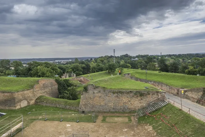 Framed Print : Panoramic View of the Petrovaradin Fortress in Novi Sad Framed Print : Panoramic View of the Petrovaradin Fortress in Novi Sad