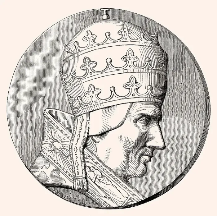 Framed Print : Papst Sylvester II oder Silvester II Framed Print : Papst Sylvester II oder Silvester II