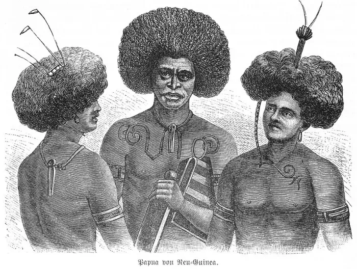 Framed Print : Papua, people, indigenous people