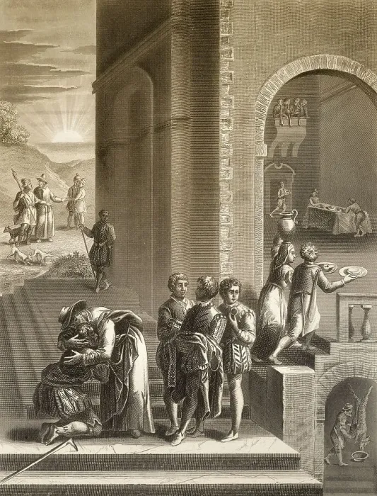 Framed Print : The Parable of the Prodigal Son