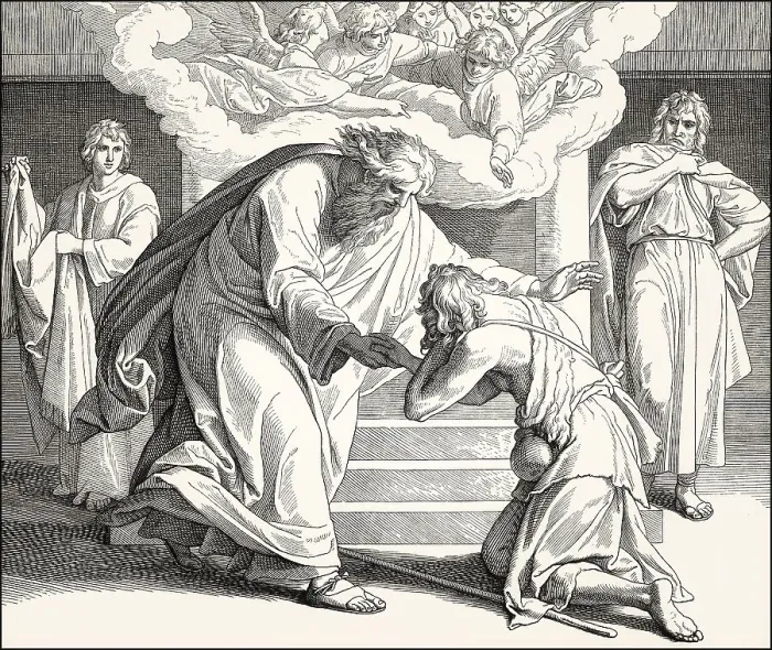 Framed Print : Parable of the Prodigal Son, New Testament Framed Print : Parable of the Prodigal Son, New Testament