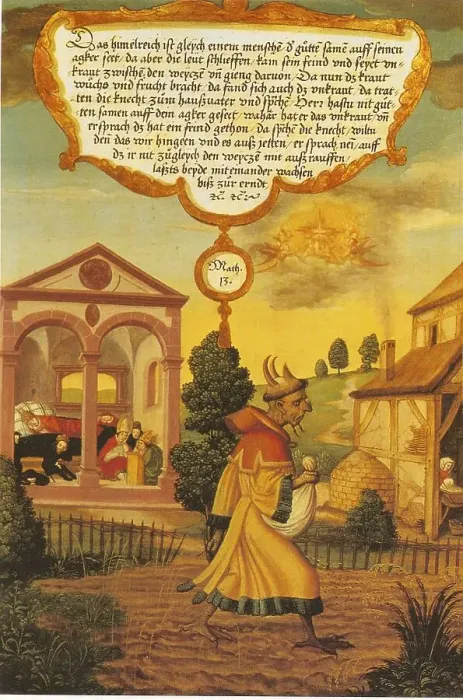 Framed Print : The Parable of the Weeds among the Wheat