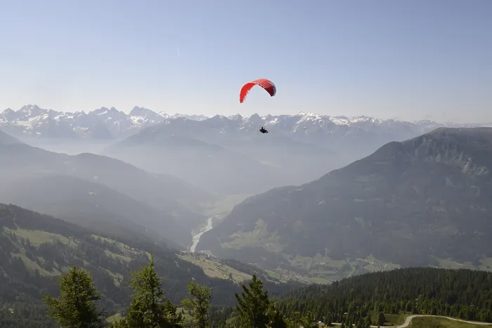 Framed Print : Paraglider, paraglider, flying