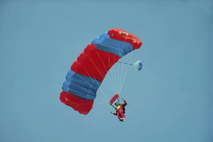 Framed Print : Paragliding, Skysurfing Framed Print : Paragliding, Skysurfing