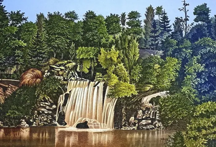 Framed Print : Paris, Cascade du Bois de Boulogne Framed Print : Paris, Cascade du Bois de Boulogne
