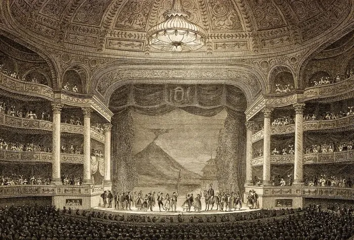 Framed Print : The Paris Opera, Paris, antique steel engraved print