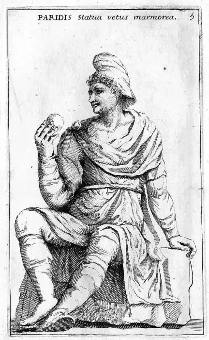 Framed Print : Paris, Peride, in Greek mythology the son of the Trojan king Priam and Hecabe