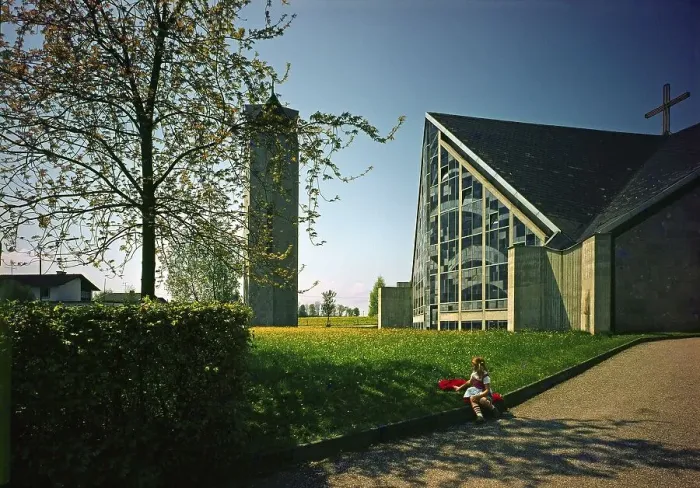 Framed Print : Parish Church of St. Joseph, built 1962