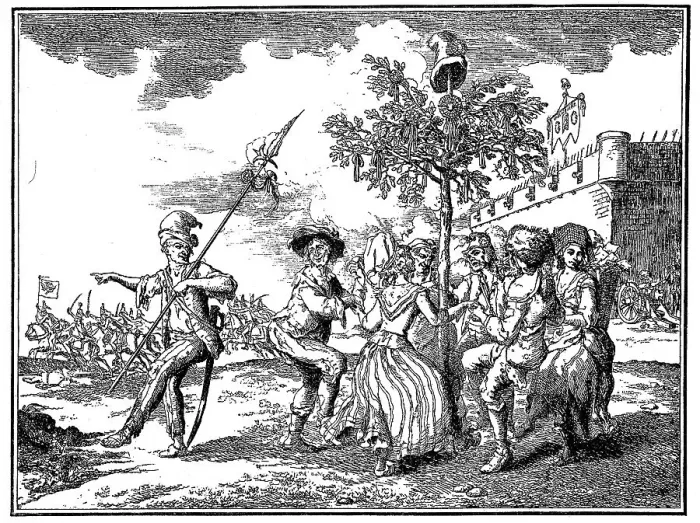 Framed Print : Parisian leaflet on the retreat of the allies in 1792