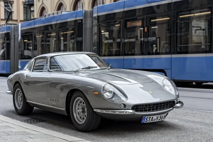 Framed Print : Parked vintage sports car Ferrari 275 GTB4 Framed Print : Parked vintage sports car Ferrari 275 GTB4