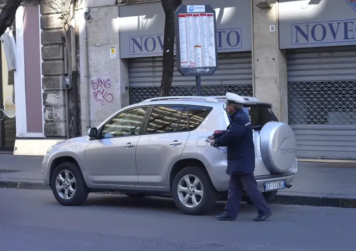 Framed Print : Parking Ticket, Parking, Catania