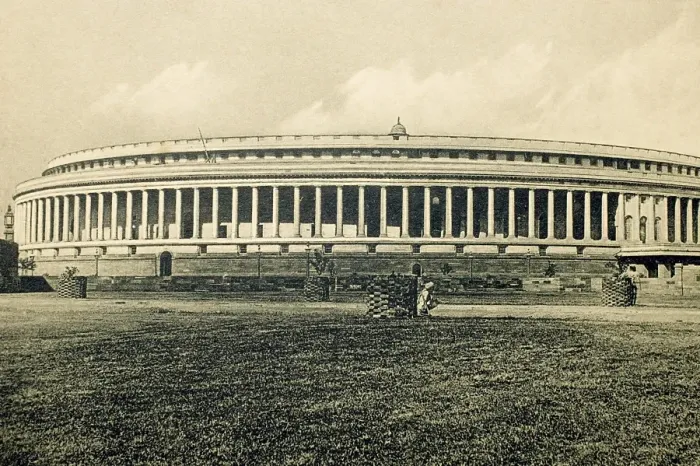 Framed Print : Parliament House, Delhi, INDIA