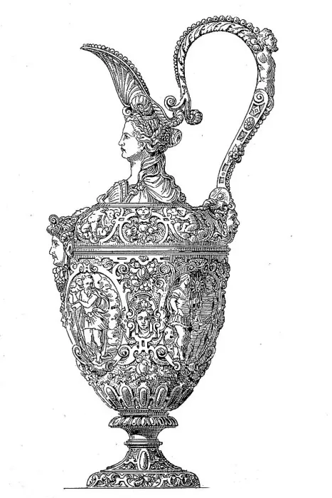 Framed Print : Partially decorated with gold and silver can