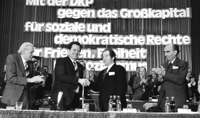 Framed Print : The Party Congress of the German Communist Party (DKP) in Bonn Framed Print : The Party Congress of the German Communist Party (DKP) in Bonn
