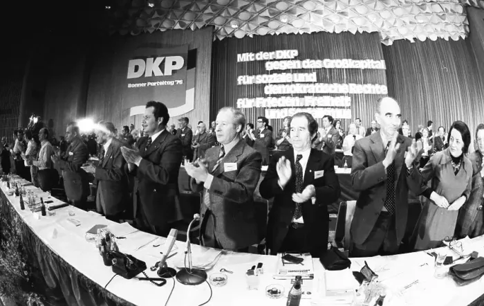 Framed Print : The Party Congress of the German Communist Party (DKP) in Bonn Framed Print : The Party Congress of the German Communist Party (DKP) in Bonn