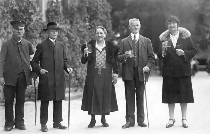 Framed Print : Party, historic photograph, around 1931