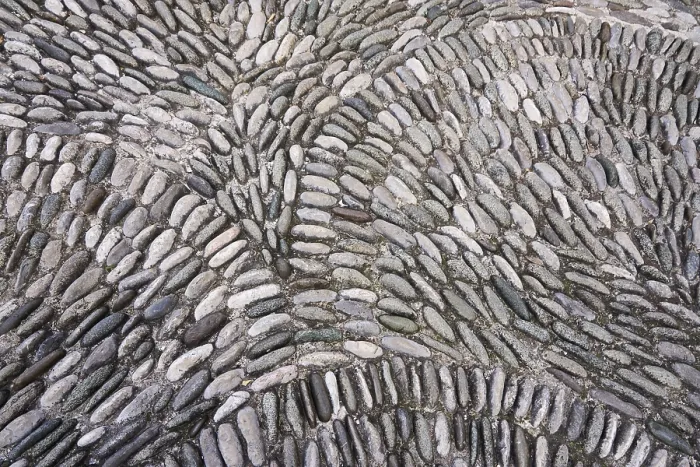 Framed Print : Pattern of pebble paving on the Stari Most bridge Framed Print : Pattern of pebble paving on the Stari Most bridge