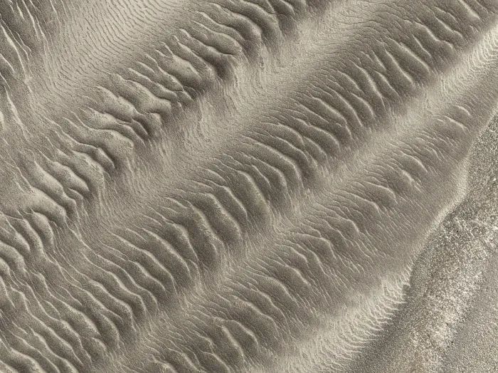 Framed Print : Patterns in the sand of the Namib Desert