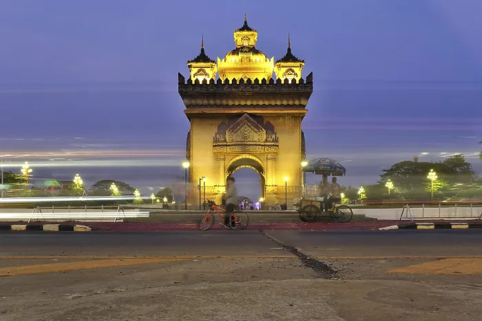 Framed Print : Patuxai, triumphal arch