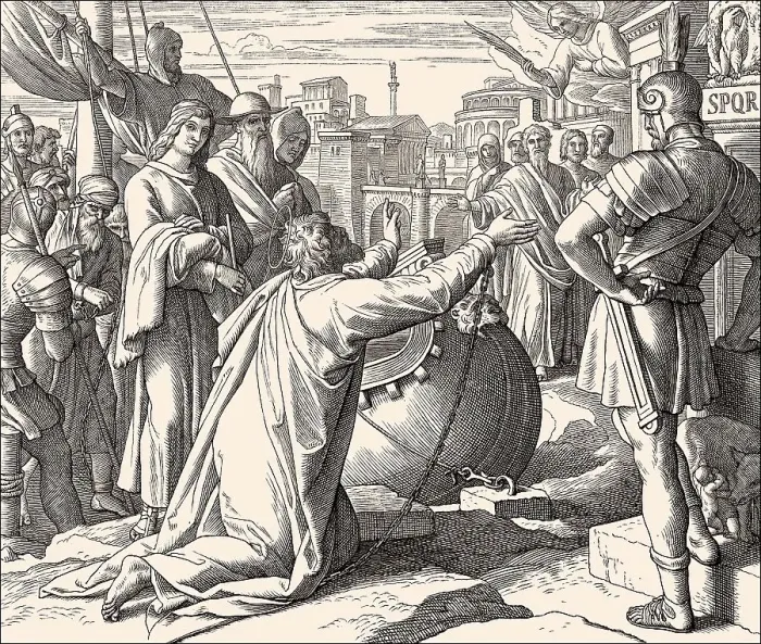 Framed Print : Paul Arrives in Rome, New Testament